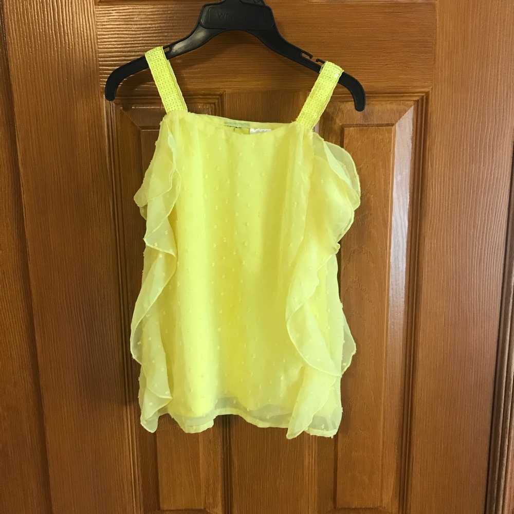 Yellow summer top